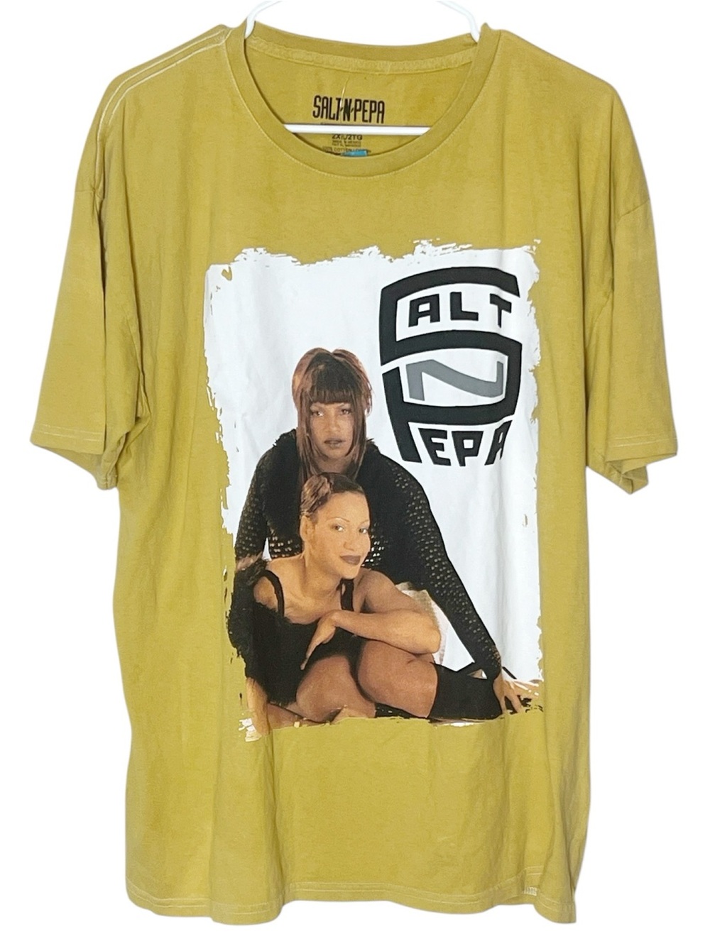 Salt-N-Pepa golden band t-shirt size 2X NWT